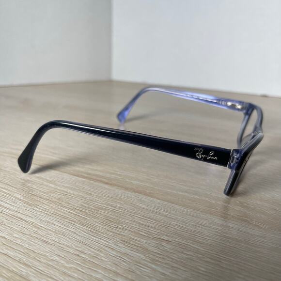 Ray-Ban RB5256 5190 Eyeglasses Translucent Blue Frames Only 52-16-135 - Picture 9 of 9